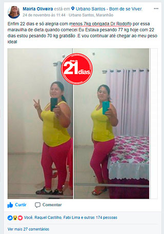 Depoimento Dieta de 21 Dias Depoimento Dieta de 21 Dias